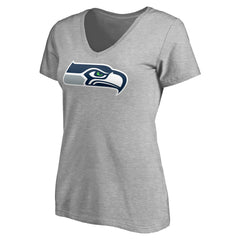 NFL Seattle Seahawks Women's Team Authentic Custom V-Neck T-Shirt