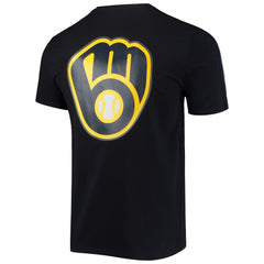 Milwaukee Brewers Pro Standard Taping T-Shirt - Navy/