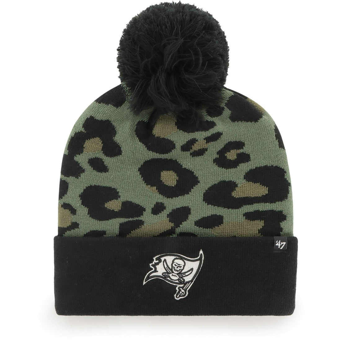 NFL Tampa Bay Buccaneers '47 Women's Bagheera Cuffed Knit Hat with Pom