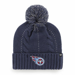 NFL Tennessee Titans '47 Women's Bauble Cuffed Knit Hat with Pom