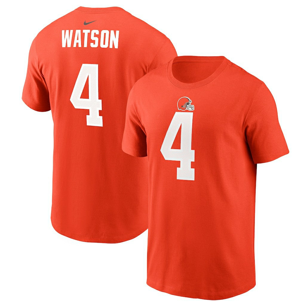 NFL Cleveland Browns Deshaun Watson  Player Name & Number T-Shirt