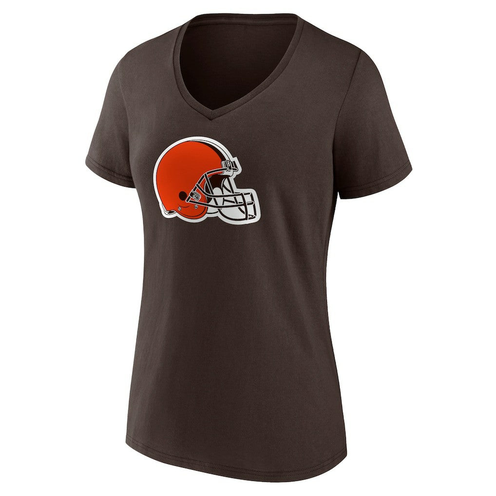 NFL Cleveland Browns Deshaun Watson  Women's Player Icon Name & Number V-Neck T-Shirt