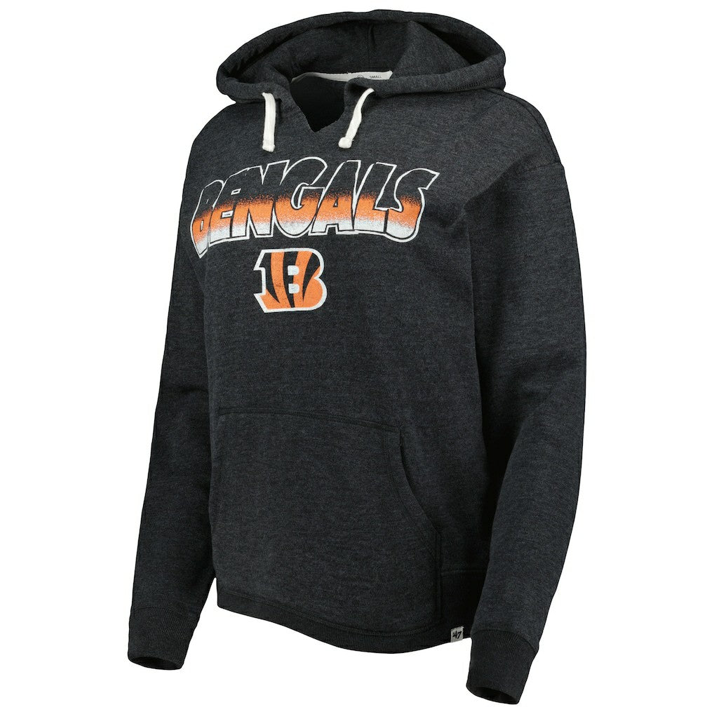 NFL Cincinnati Bengals '47 Women's Color Rise Kennedy Pullover Hoodie