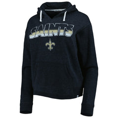 NFL New Orleans Saints '47 Women's Color Rise Kennedy Notch Neck Pullover Hoodie