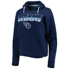 NFL Tennessee Titans '47 Women's Color Rise Kennedy Notch Neck Pullover Hoodie