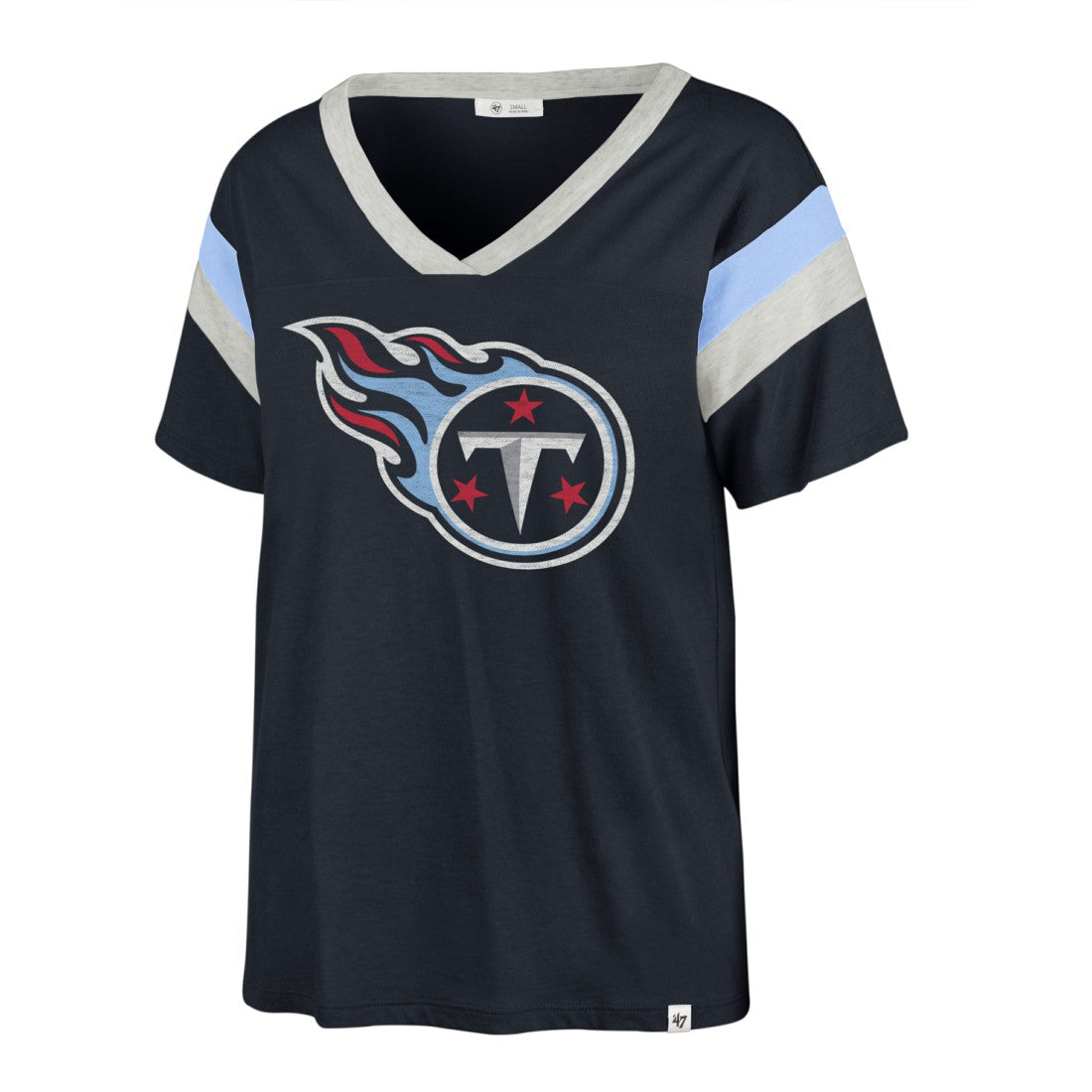 NFL Tennessee Titans '47 Women's Phoenix V-Neck T-Shirt