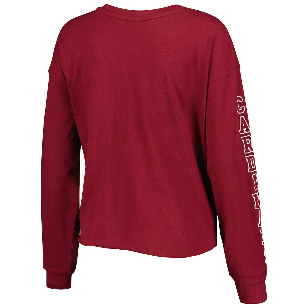 NFL Arizona Cardinals '47 Women's Skyler Parkway Cropped Long Sleeve T-Shirt