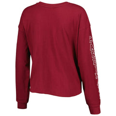 NFL Arizona Cardinals '47 Women's Skyler Parkway Cropped Long Sleeve T-Shirt