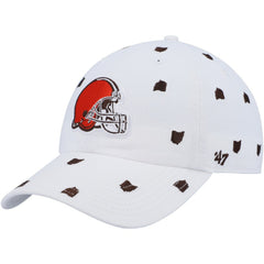 NFL Cleveland Browns '47 Women's Confetti Clean Up Logo Adjustable Hat