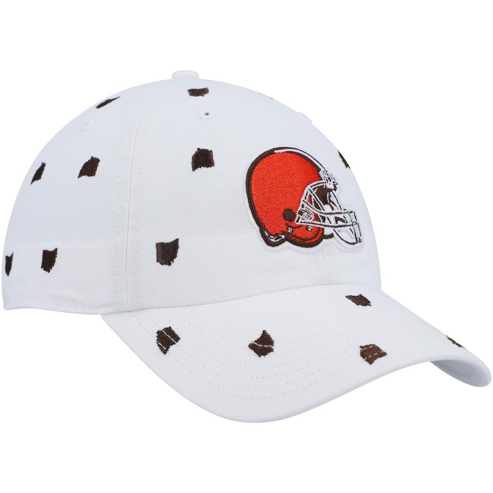 NFL Cleveland Browns '47 Women's Confetti Clean Up Logo Adjustable Hat