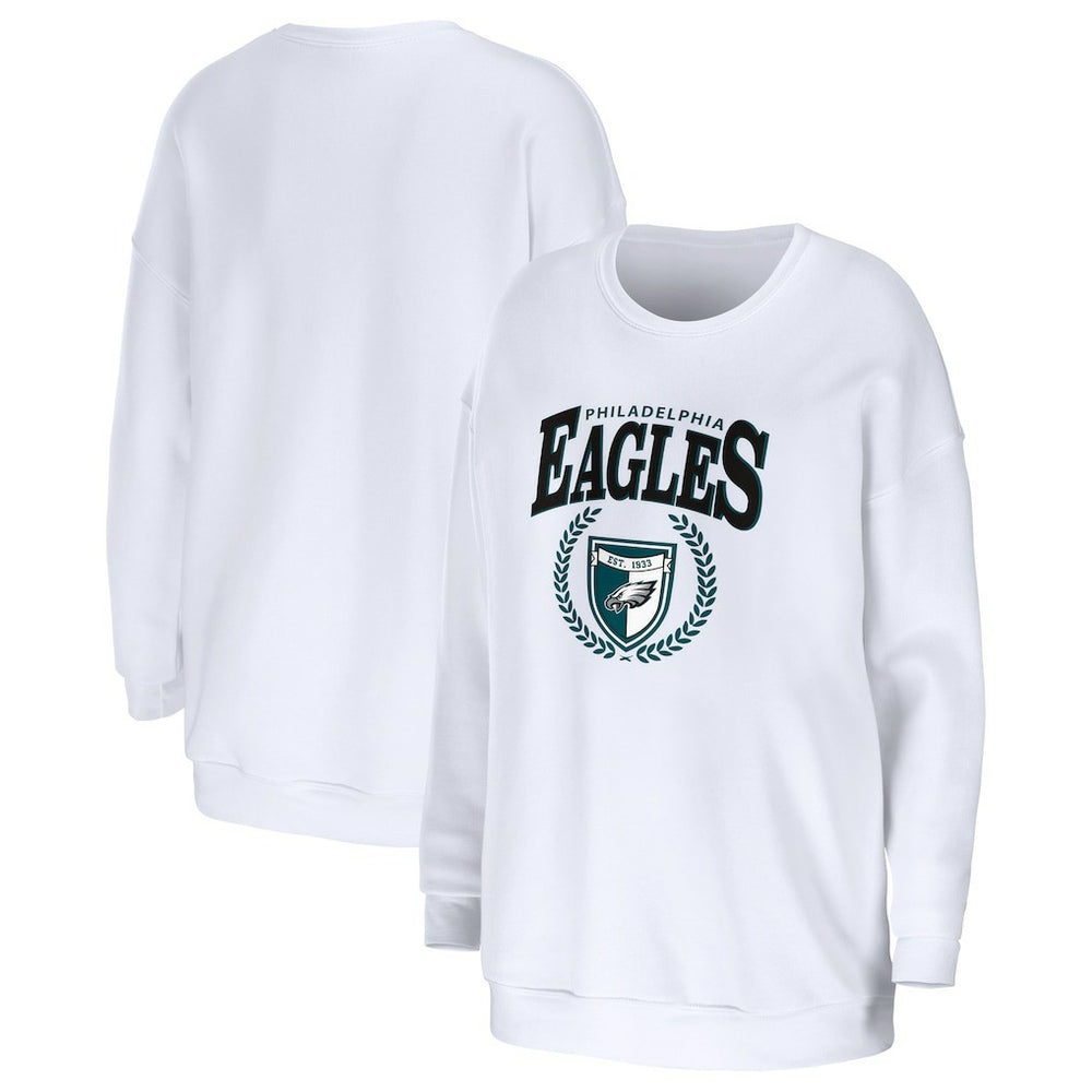 NFL Philadelphia Eagles WEAR by Erin Andrews Women's Oversized Pullover Sweatshirt