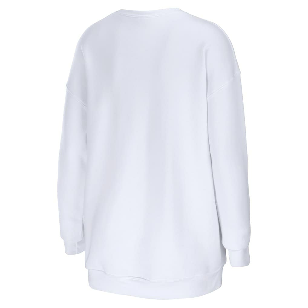 NFL Washington Commanders WEAR by Erin Andrews Women's Oversized Pullover Sweatshirt
