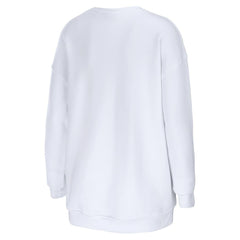 NFL Washington Commanders WEAR by Erin Andrews Women's Oversized Pullover Sweatshirt