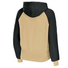 NFL New Orleans Saints WEAR by Erin Andrews Women's Colorblock Lightweight Full-Zip Hoodie