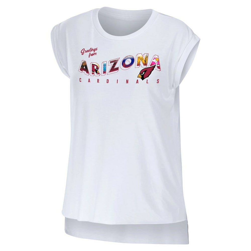 NFL Arizona Cardinals WEAR by Erin Andrews Women's Greetings From Muscle T-Shirt