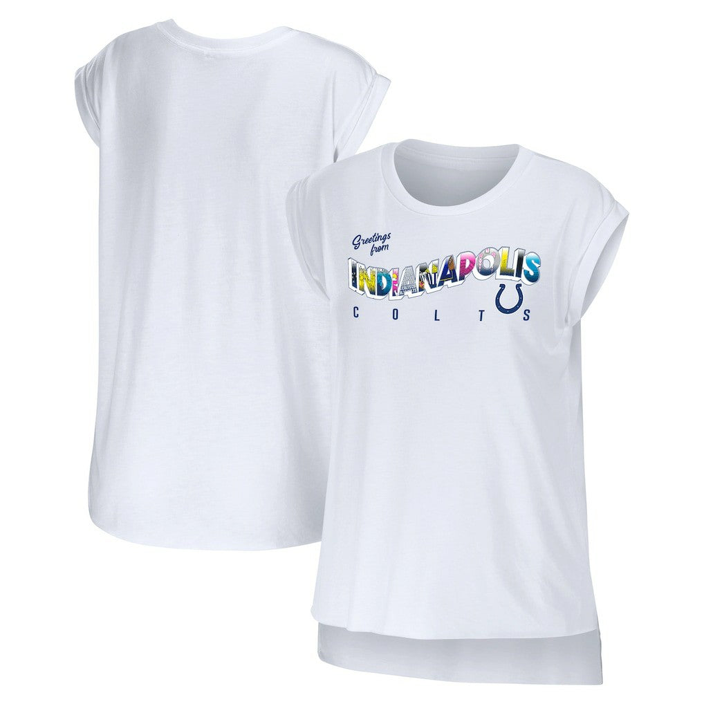 NFL Indianapolis Colts WEAR by Erin Andrews Women's Greetings From Muscle T-Shirt