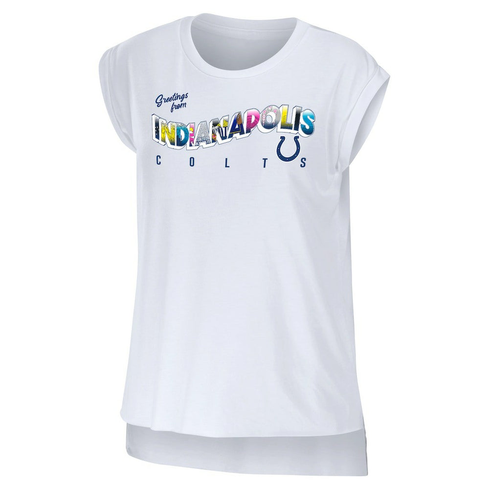 NFL Indianapolis Colts WEAR by Erin Andrews Women's Greetings From Muscle T-Shirt
