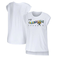 NFL Jacksonville Jaguars WEAR by Erin Andrews Women's Greetings From Muscle T-Shirt