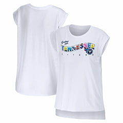 NFL Tennessee Titans WEAR by Erin Andrews Women's Greetings From Muscle T-Shirt