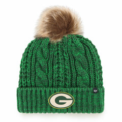 NFL Green Bay Packers '47 Women's Meeko Cuffed Knit Hat with Pom
