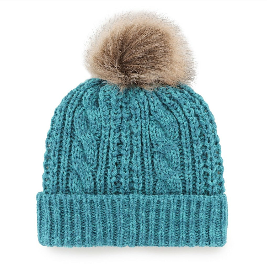 NFL Miami Dolphins '47 Women's Meeko Cuffed Knit Hat with Pom