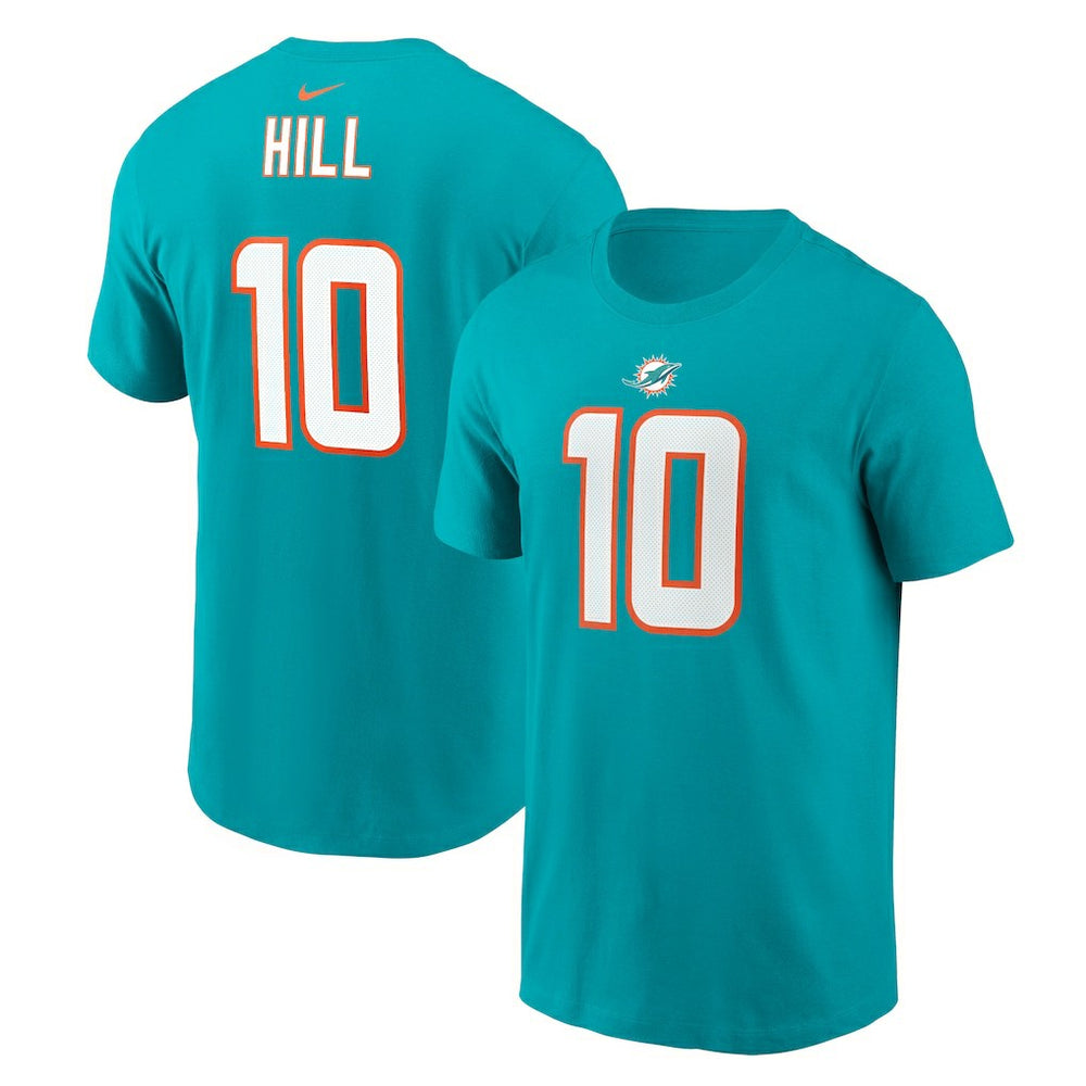 NFL Miami Dolphins Tyreek Hill  Player Name & Number T-Shirt