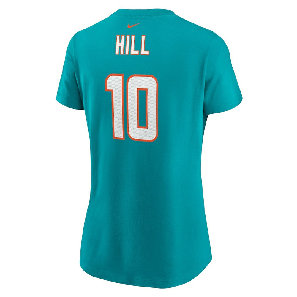 NFL Miami Dolphins Tyreek Hill  Women's Player Name & Number T-Shirt