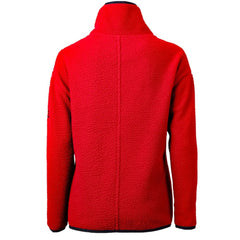 Boston Red Sox Cutter & Buck Women's Cascade Eco Sherpa Fleece Quarter-Zip Pullover Jacket - Red