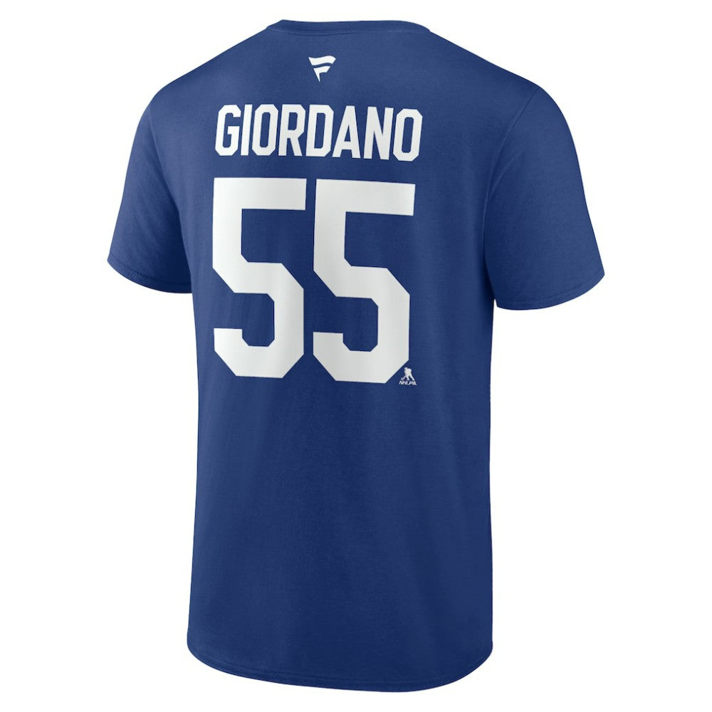 Mark Giordano Toronto Maple Leafs Fanatics Authentic Stack Name & Number T-Shirt