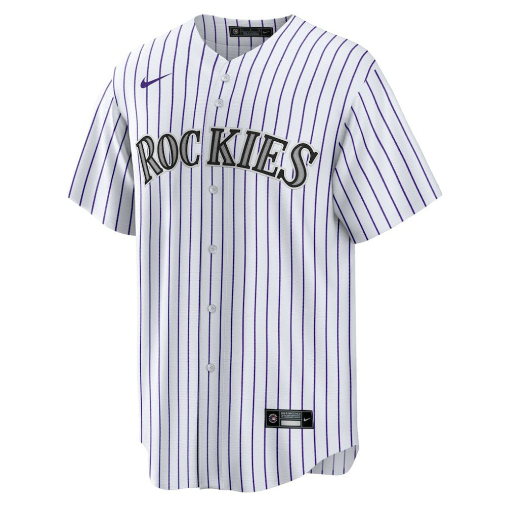 Kris Bryant Colorado Rockies Replica Player Jersey - White/Purple | Nike
