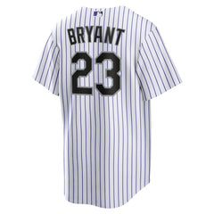 Kris Bryant Colorado Rockies Replica Player Jersey - White/Purple | Nike