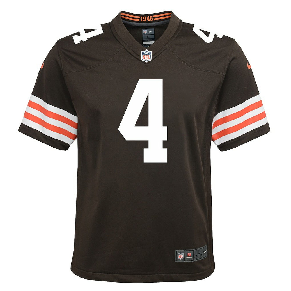 NFL Cleveland Browns Deshaun Watson  Youth Game Jersey