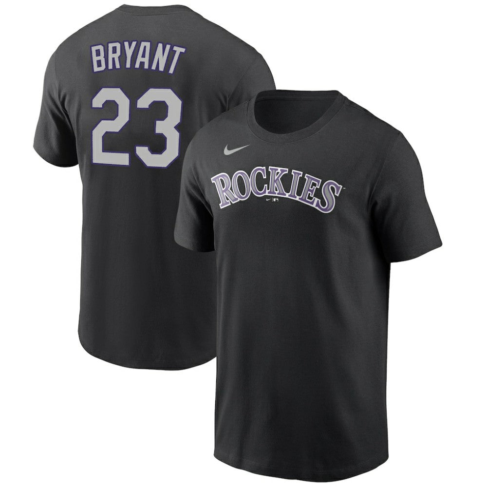 Kris Bryant Colorado Rockies Name & Number T-Shirt - Black | Nike