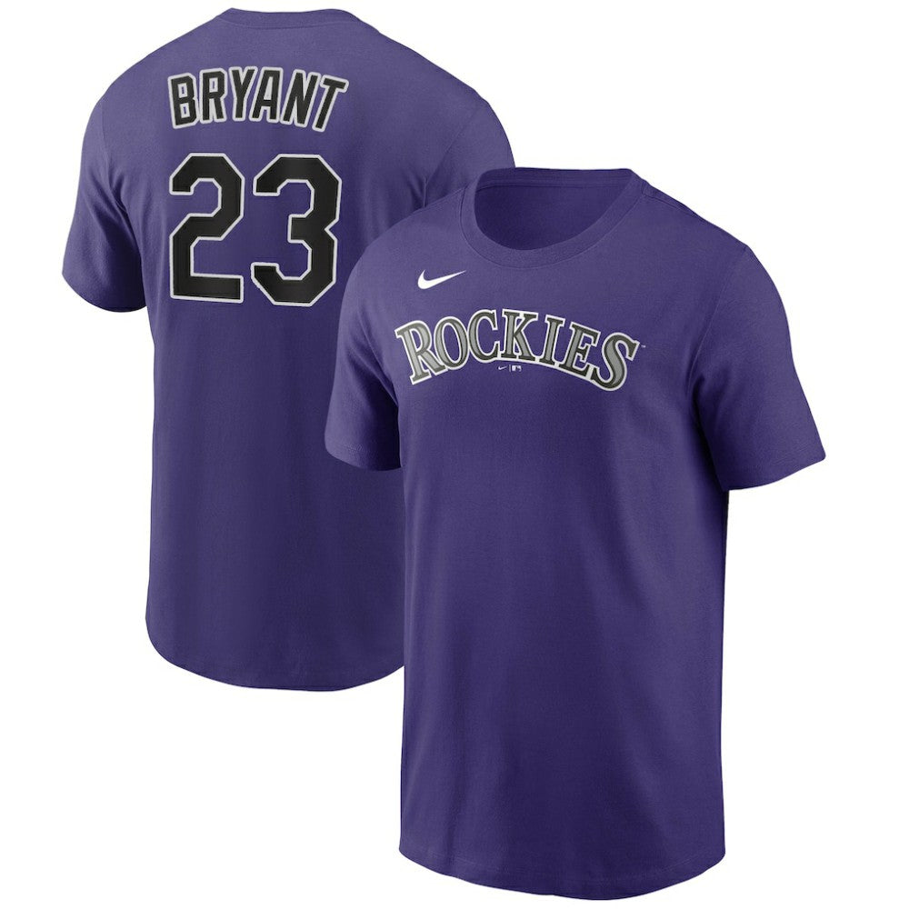 Kris Bryant Colorado Rockies Name & Number T-Shirt - Purple | Nike