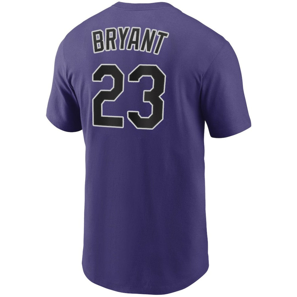 Kris Bryant Colorado Rockies Name & Number T-Shirt - Purple | Nike