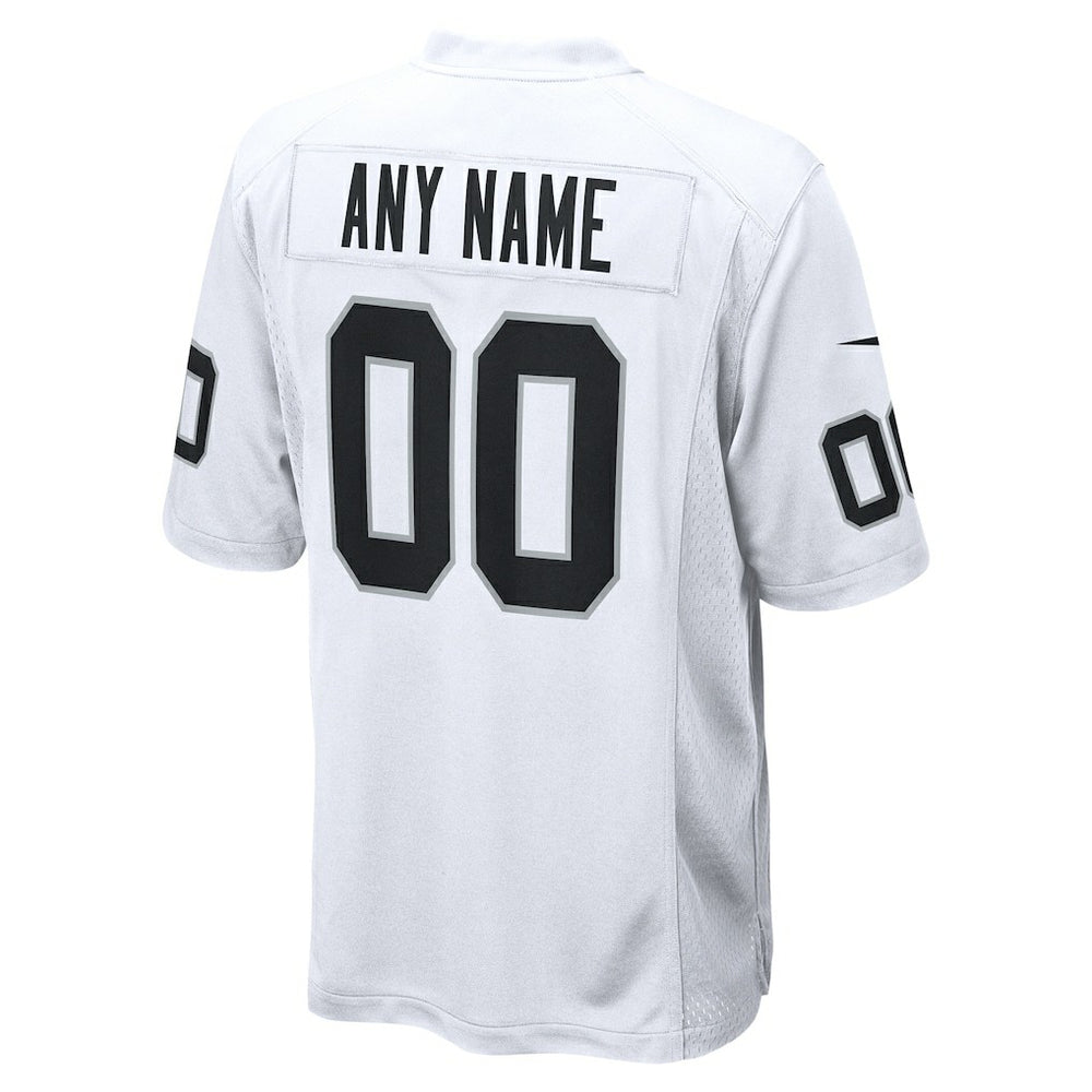 NFL Las Vegas Raiders Youth Team Custom Game Jersey