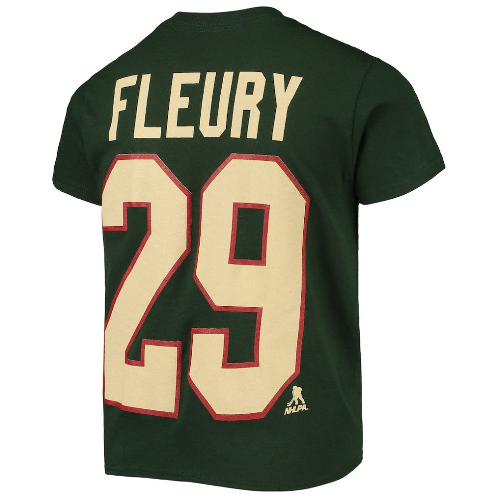 Marc-Andre Fleury Minnesota Wild Youth Player Name & Number T-Shirt