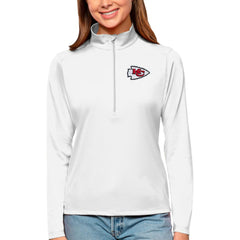 NFL Kansas City Chiefs Antigua Women's Tribute Half-Zip Top