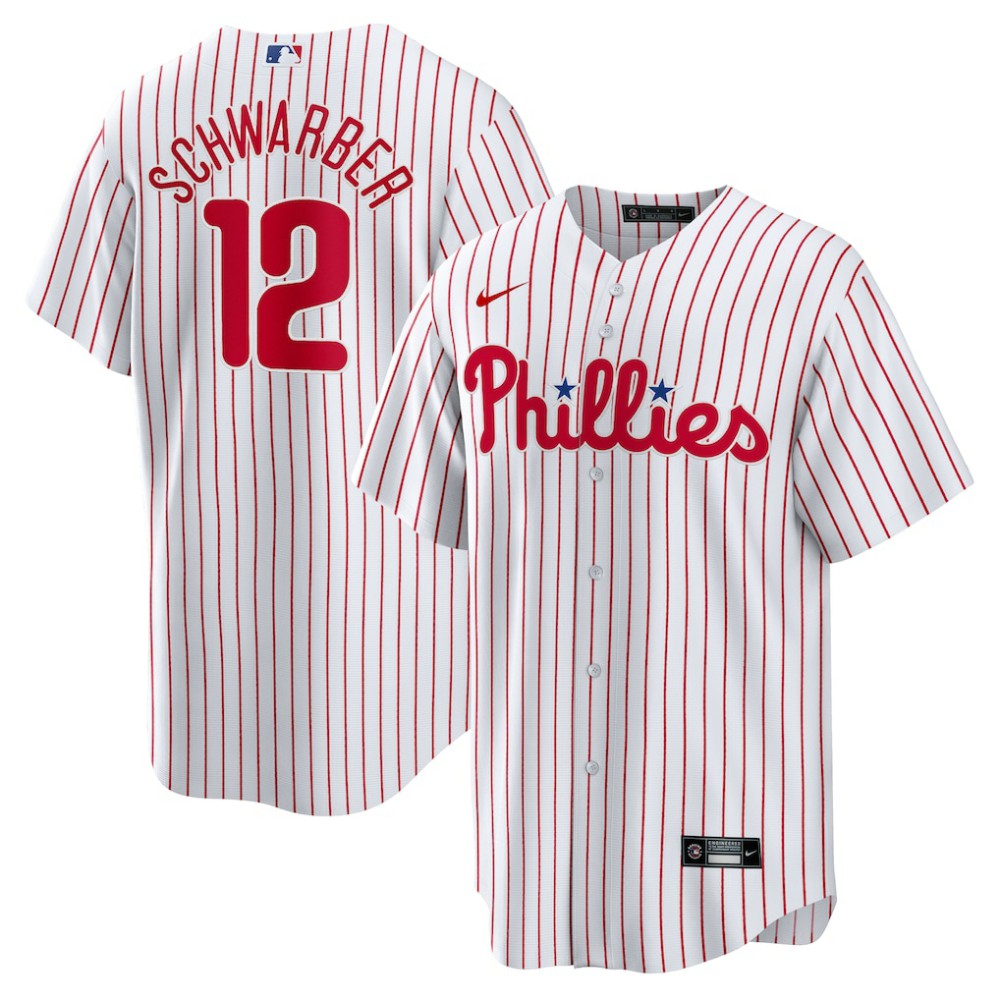 Kyle Schwarber Philadelphia Phillies Replica Player Jersey - White | Nike