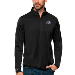 Colorado Avalanche Antigua Tribute Quarter-Zip Pullover Top
