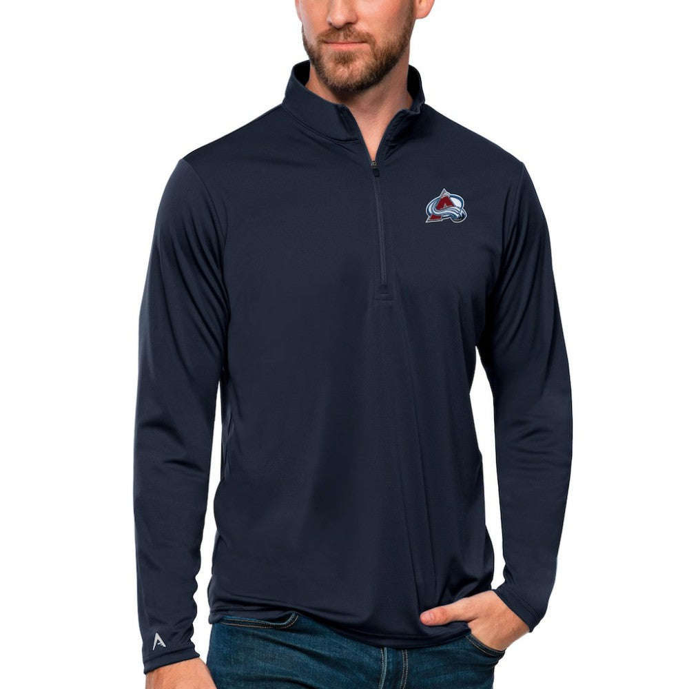 Colorado Avalanche Antigua Tribute Quarter-Zip Pullover Top