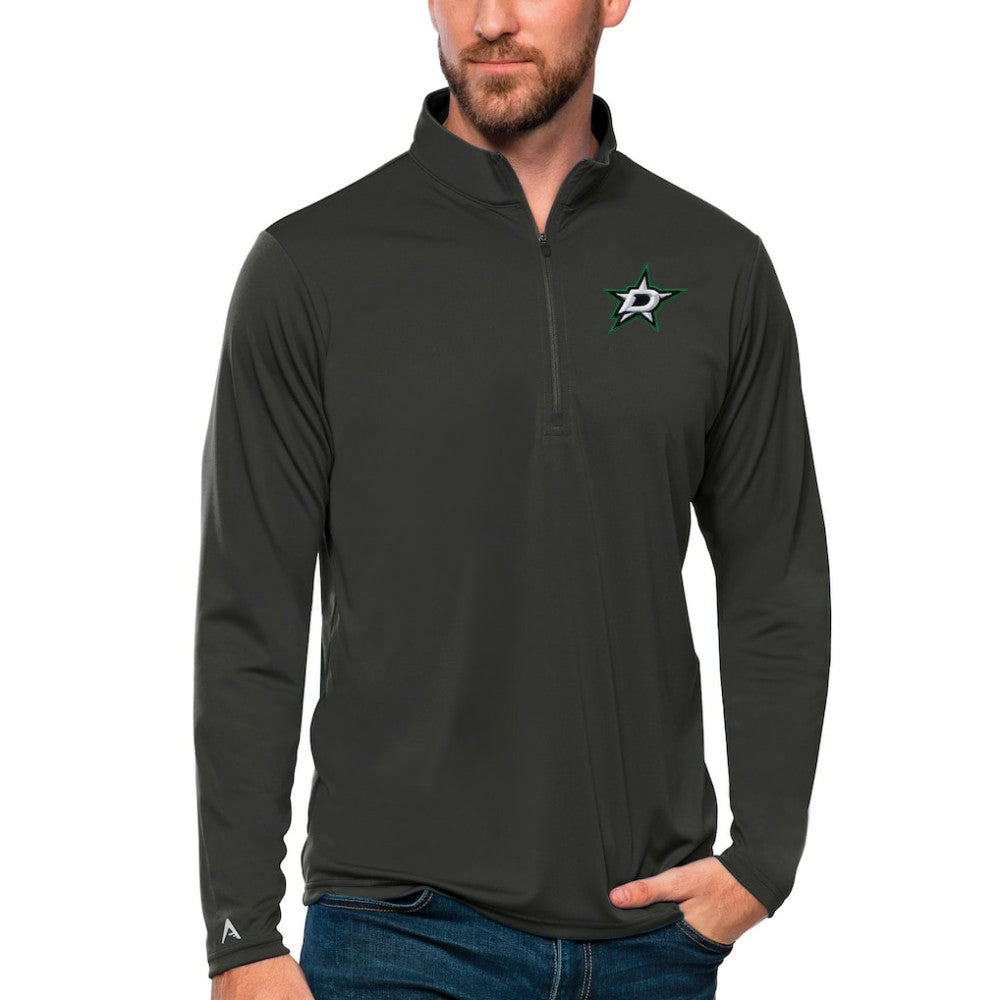 Dallas Stars Antigua Tribute Quarter-Zip Pullover Top
