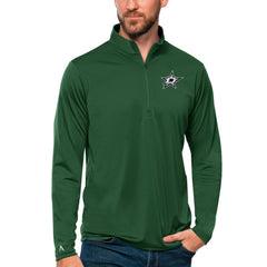 Dallas Stars Antigua Tribute Quarter-Zip Pullover Top