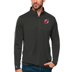 New Jersey Devils Antigua Tribute Quarter-Zip Pullover Top