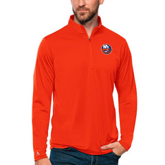 New York Islanders Antigua Tribute Quarter-Zip Pullover Top