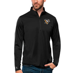 Pittsburgh Penguins Antigua Tribute Quarter-Zip Pullover Top