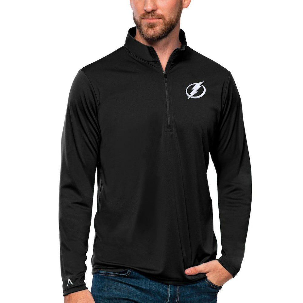 Tampa Bay Lightning Antigua Tribute Quarter-Zip Pullover Top