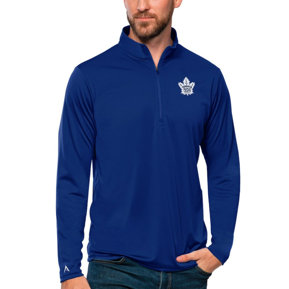 Toronto Maple Leafs Antigua Tribute Quarter-Zip Pullover Top
