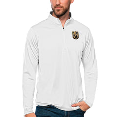 Vegas Golden Knights Antigua Tribute Quarter-Zip Pullover Top
