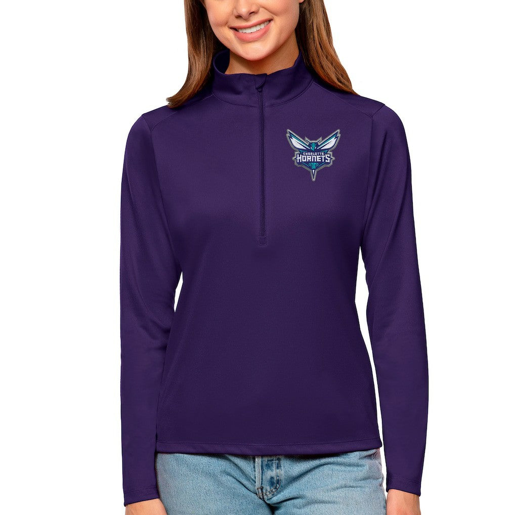 Charlotte Hornets Antigua Women's Tribute Half-Zip Top - Purple online